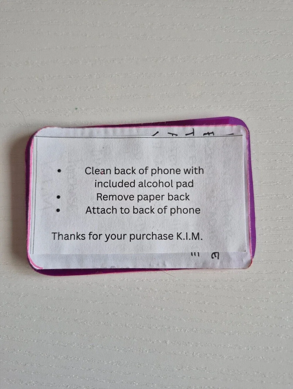 Purple glitter bows and balloon dogs phone wallet w/ 2 card slots